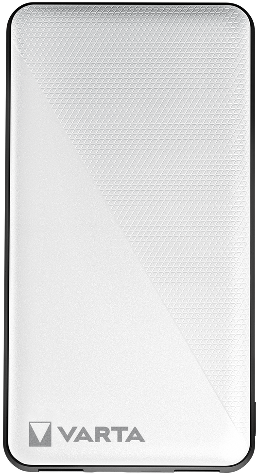 Varta Energy Externe Batterie, 10000mAh, 15W, 2 x USB-A - 1 x USB-C, Weiß