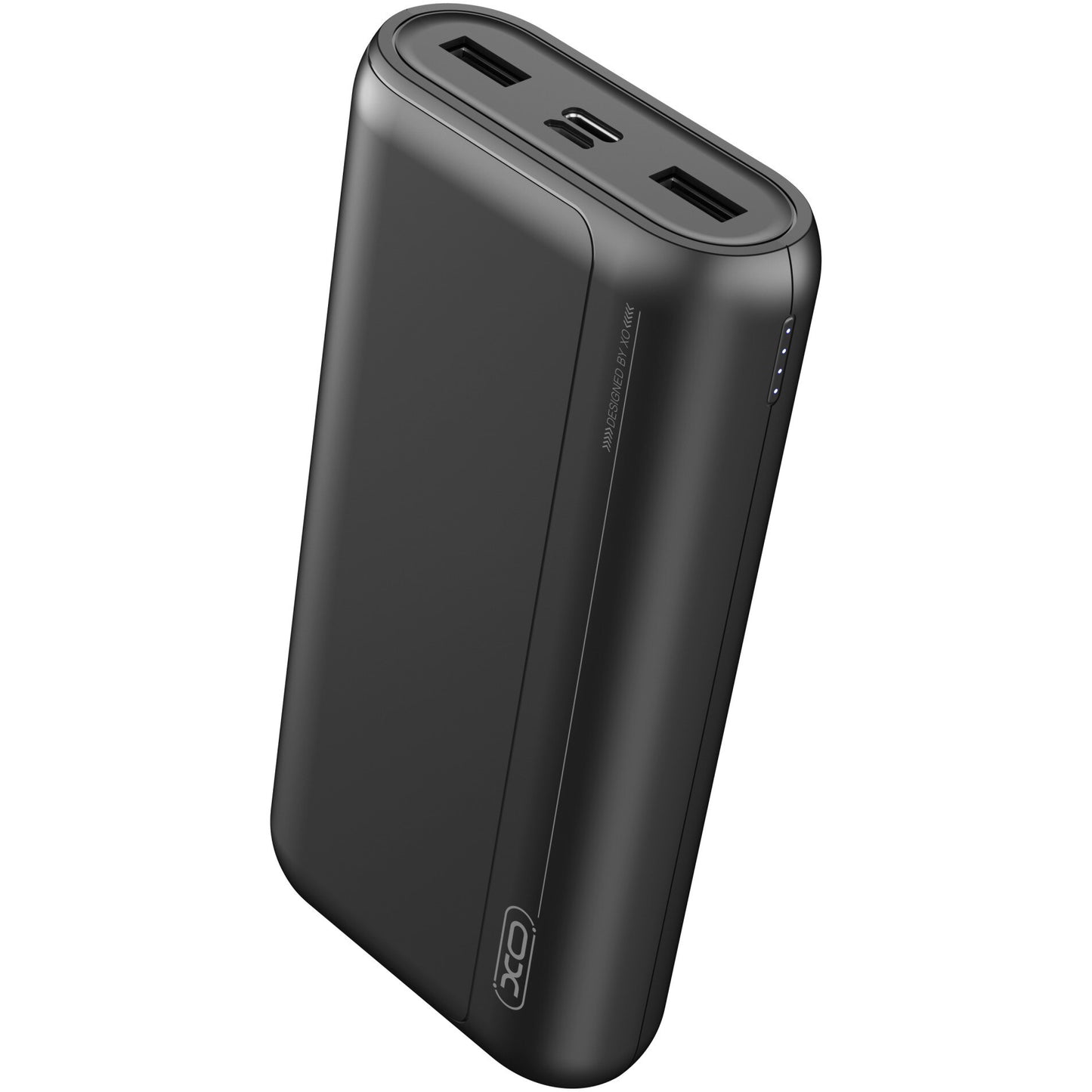 Batterie Externe XO Design PR127, 20000mAh, 22.5W, QC + PD, 1 x USB-C - 2 x USB-A, Noire