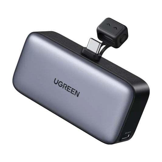 UGREEN PB503 Externer Akku, 5000mAh, 22.5W, PD, 1 x USB-C, Grau