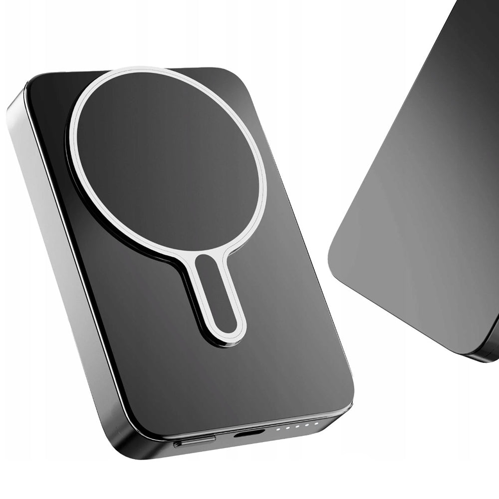 Batterie Externe Sans Fil 3MK MagSnap Go, 10000mAh, 20W, PD + FQI, 1 x QI - 1 x USB-C, Gris