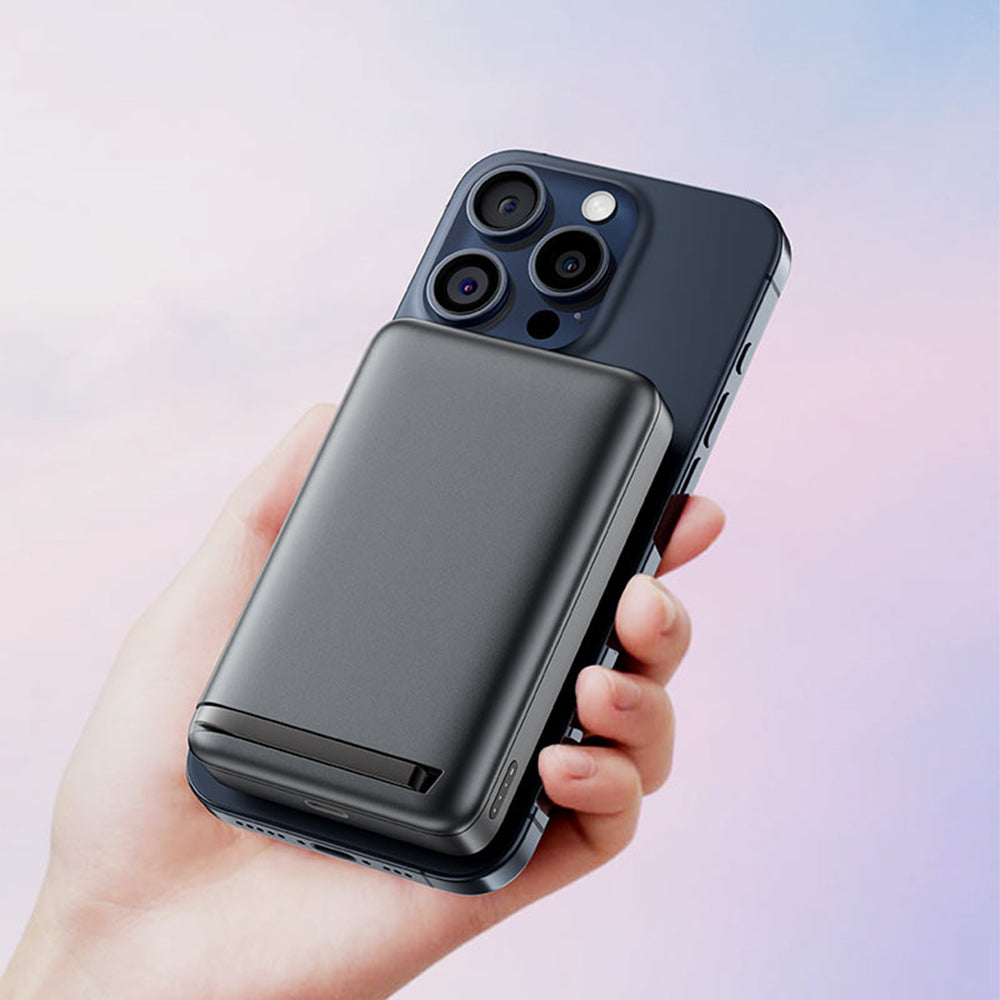 Batterie Externe Sans Fil Acefast M11, 10000mAh, 30W, PD + FQI, 1 x QI - 1 x USB-C, Noire