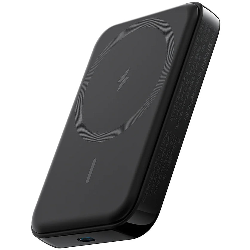 Anker 321 MagGo Wireless External Battery, 5000mAh, 7.5W, 1 x IQ, Black A1616G11