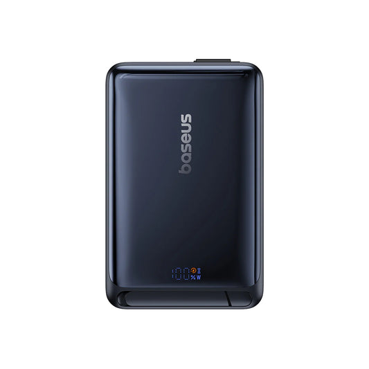 Batterie Externe Sans Fil Baseus Nomos, 10000mAh, 45W, PD + FQI, 1 x QI - 2 x USB-C, Noire P10078800123-00
