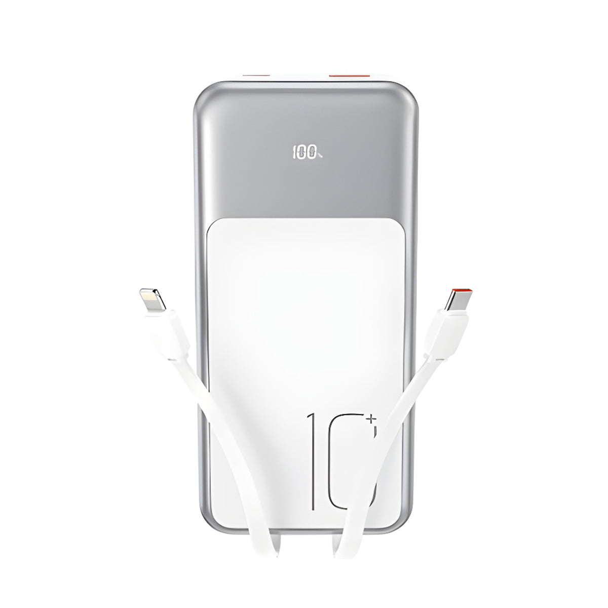 Batterie Externe XO Design PR248, 10000mAh, 22.5W, QC + PD, 1 x Lightning - 1 x USB-A - 2 x USB-C, Blanche