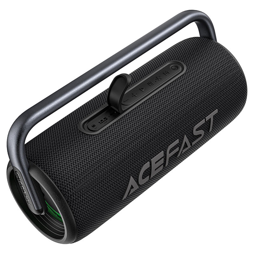 Enceinte Portable Bluetooth Acefast K2 Pro, 2 x 50W - 2 x 10W, RGB, Étanche, Noire