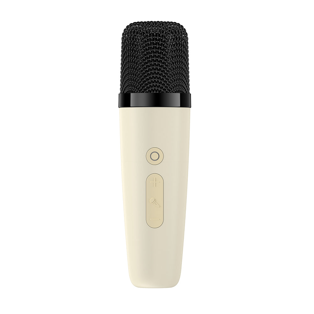 Tragbarer Bluetooth-Lautsprecher HAVIT SK818BT Karaoke, 5W, RGB, wasserdicht, Beige