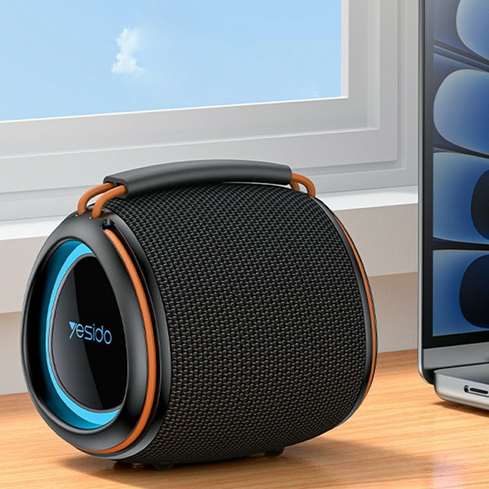Enceinte Portable Bluetooth Yesido YSW40, 8W, RGB, Noire