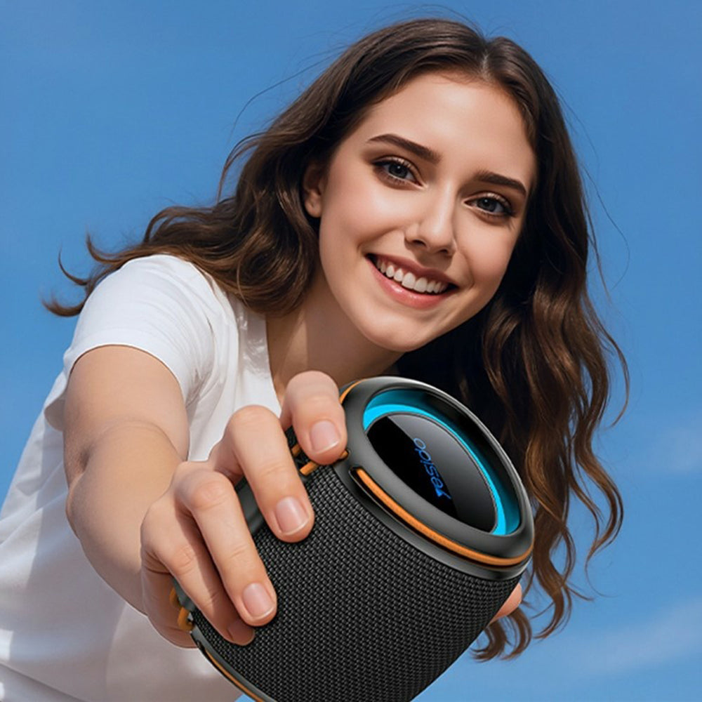 Enceinte Portable Bluetooth Yesido YSW40, 8W, RGB, Noire