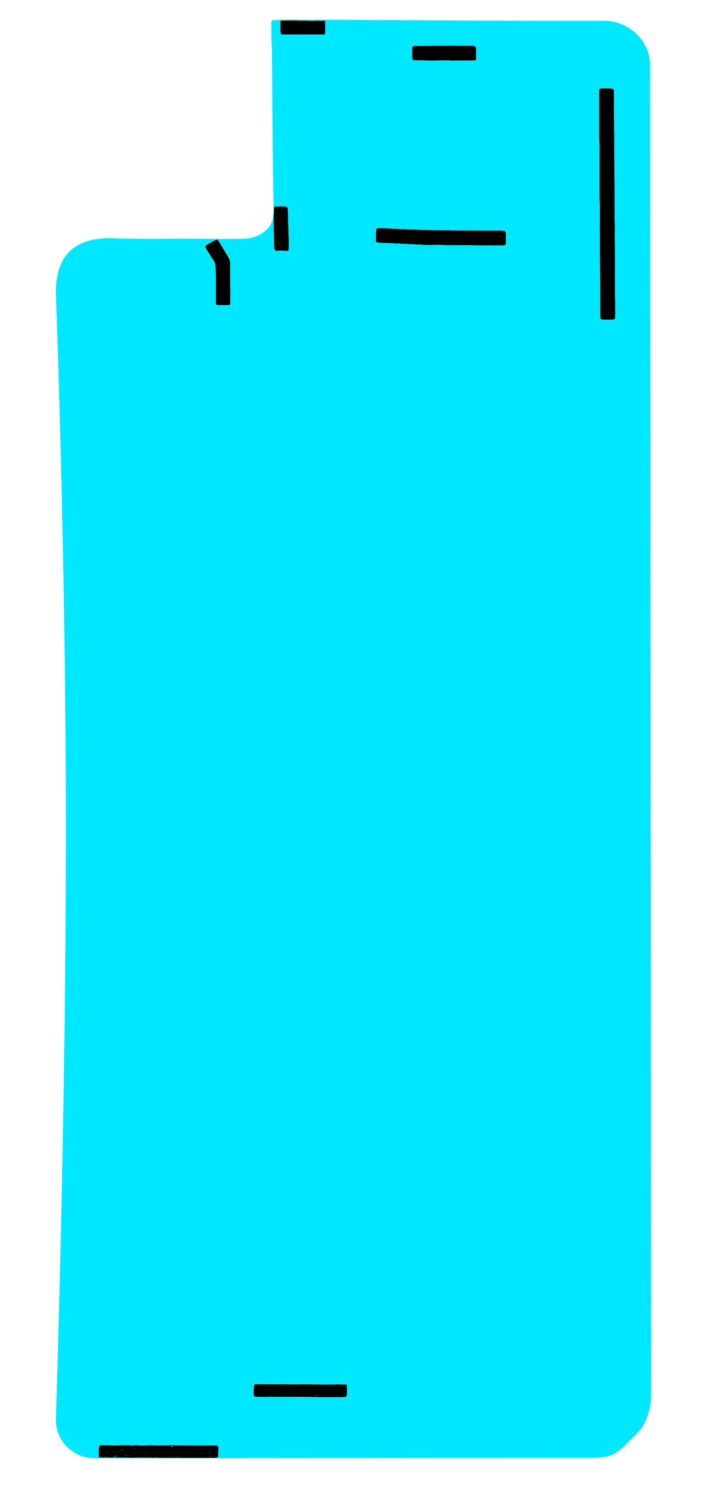 Vibrationsschwamm Honor X7d 5G / 400 Smart 5G, Service Pack 9707ACBD