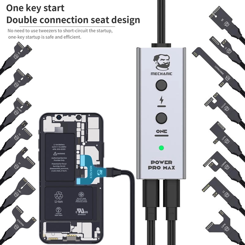 Mechanic Power Pro Max Power Cable for Apple iPhone 6 - 13 Pro Max Series
