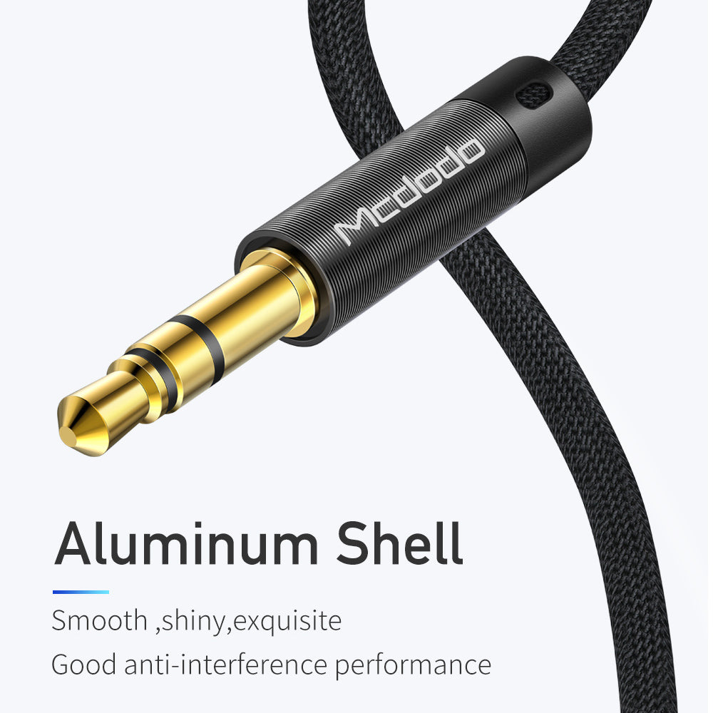 Câble Audio 3.5mm - 3.5mm McDodo CA-6640, 1.2m, Noir