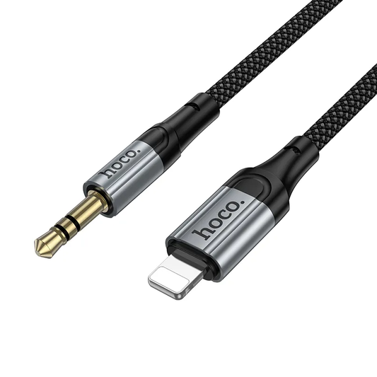 Audio-Kabel Lightning - 3,5mm HOCO UPA33A, 1,5m, Schwarz