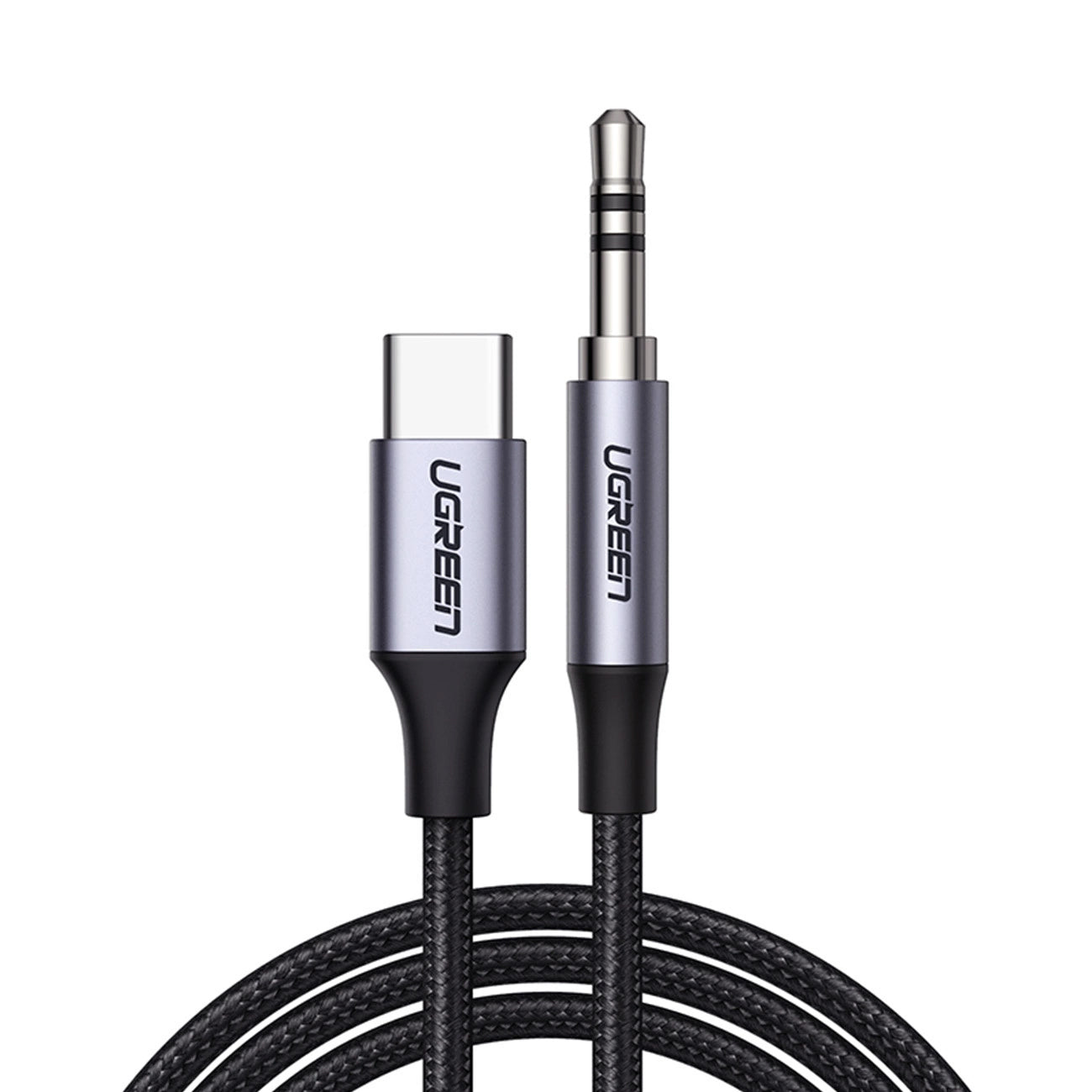 UGREEN AV143 USB-C to 3.5mm Audio Cable, 1m, Gray