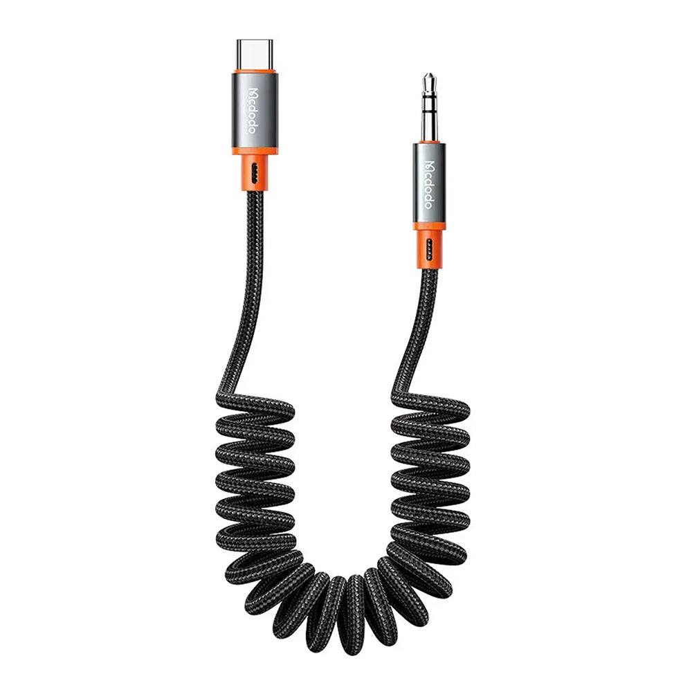 USB-C to 3.5mm McDodo CA-0900 Audio Cable, 1.8m, Black