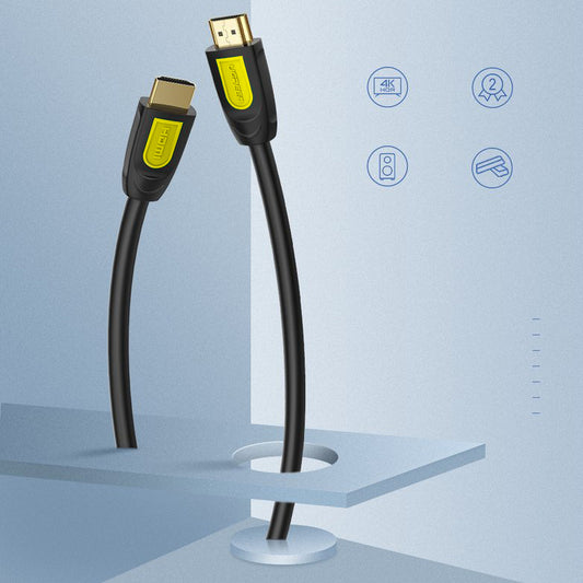Câble Vidéo UGREEN HD101, HDMI - HDMI, 4K, 2m, Noir Jaune
