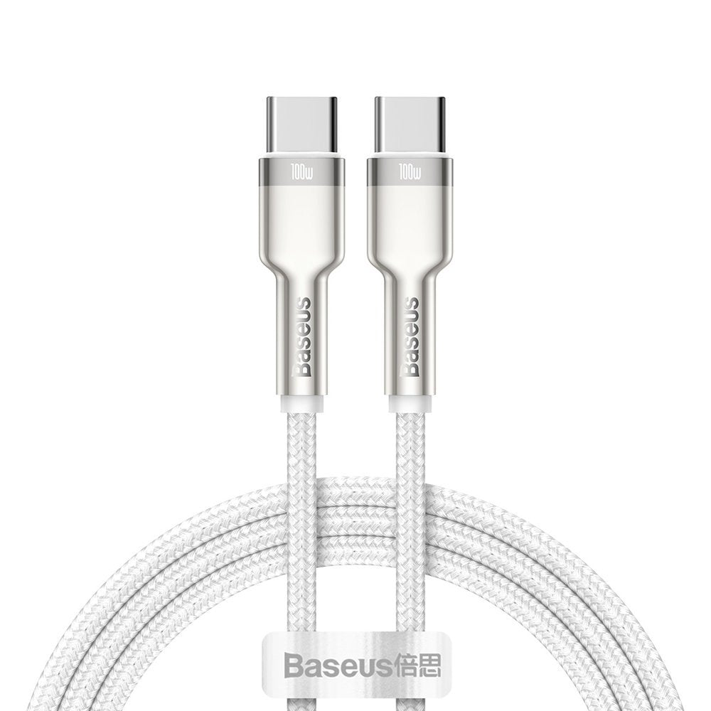 Baseus Cafule Metal Series USB-C auf USB-C Kabel 100W 1m | Weiß