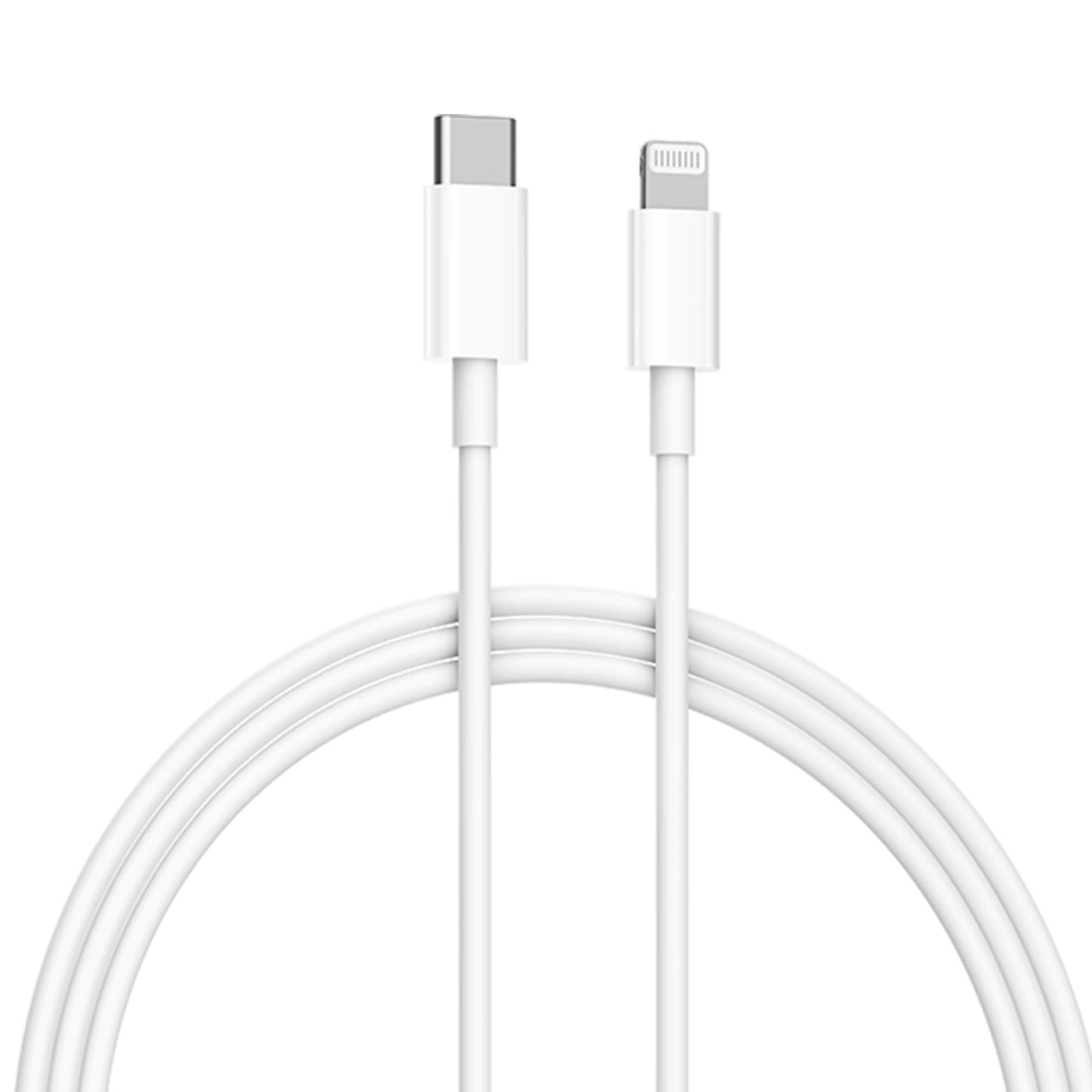 Câble de Données et de Charge USB-C - Lightning Xiaomi, 18W, 1m, Blanc BHR4421GL