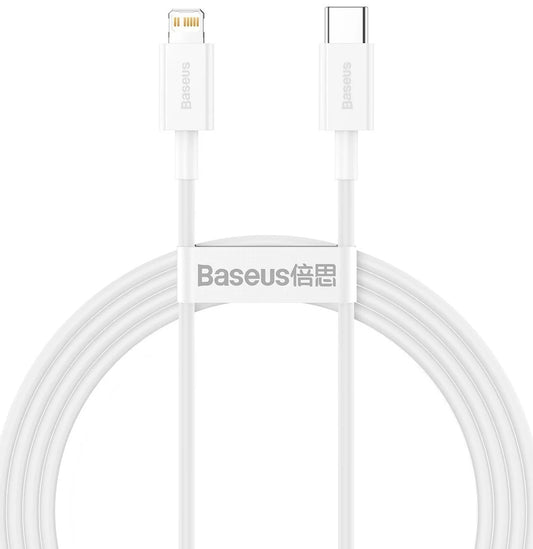 Daten- und Ladekabel USB-C - Lightning Baseus Superior Series, 20W, 1,5m, Weiß CATLYS-B02