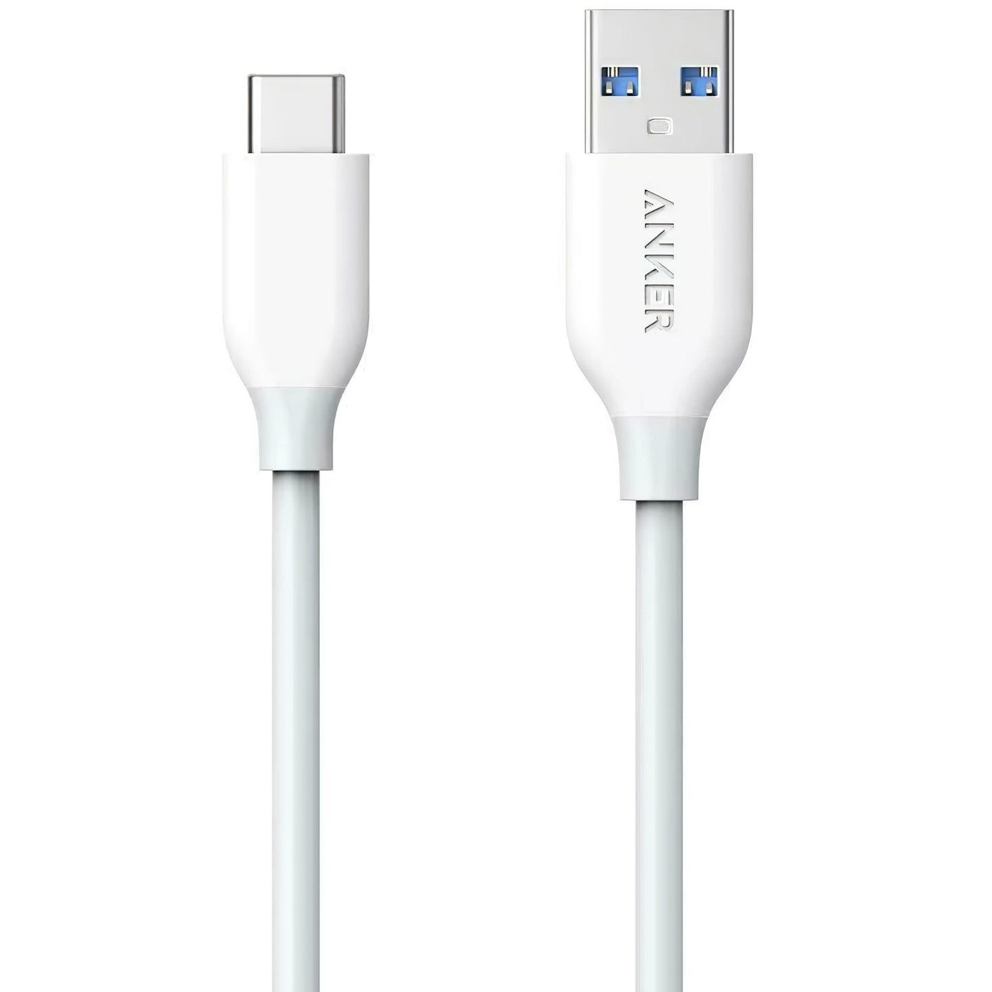 Câble de données et de charge USB-A vers USB-C Anker PowerLine, 18W, 0.9m, blanc A8163021