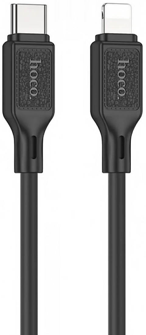USB-C - Lightning Daten- und Ladekabel HOCO X90, 20W, 1m, Schwarz