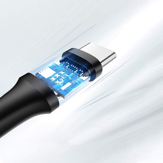 USB-A auf USB-C Daten- und Ladekabel UGREEN US287, 18W, 0.25m, Schwarz