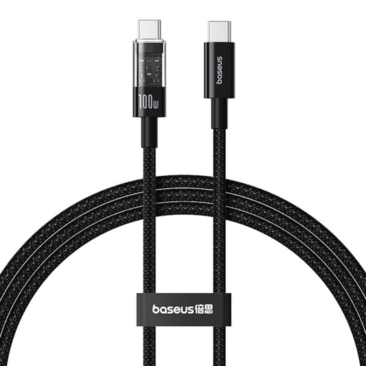 Câble de Données et de Charge USB-C - USB-C Baseus Gem, 100W, 1m, Noir P10373000111-00
