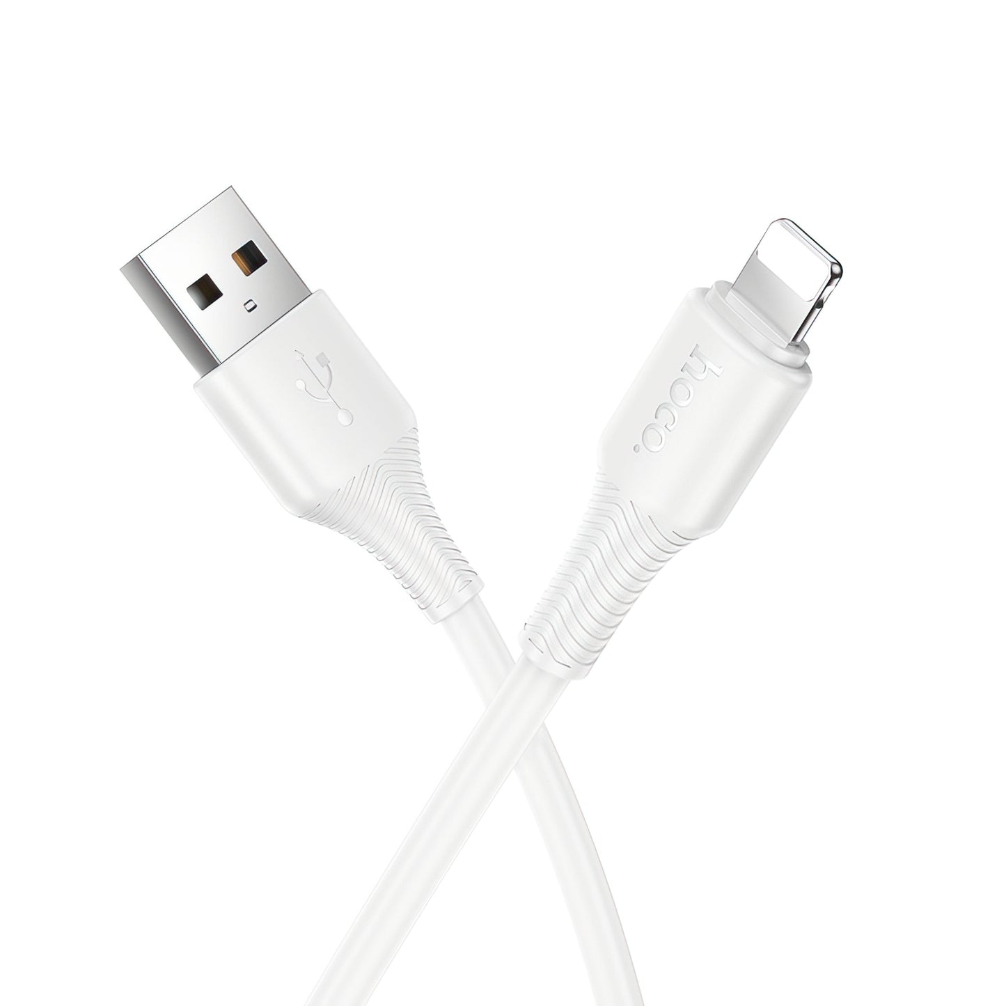 Câble de Données et de Charge USB-A - Lightning HOCO X120, 18W, 1m, Blanc