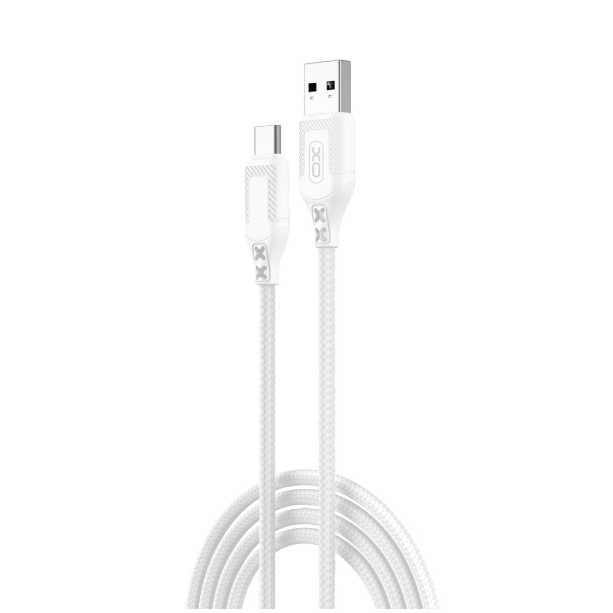 Câble de Données et de Charge USB-A - USB-C XO Design NB235, 18W, 1m, Blanc