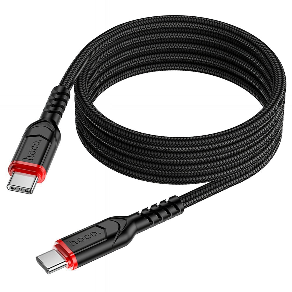 Daten- und Ladekabel USB-C - USB-C HOCO X59 Victory, 60W, 1m, Schwarz