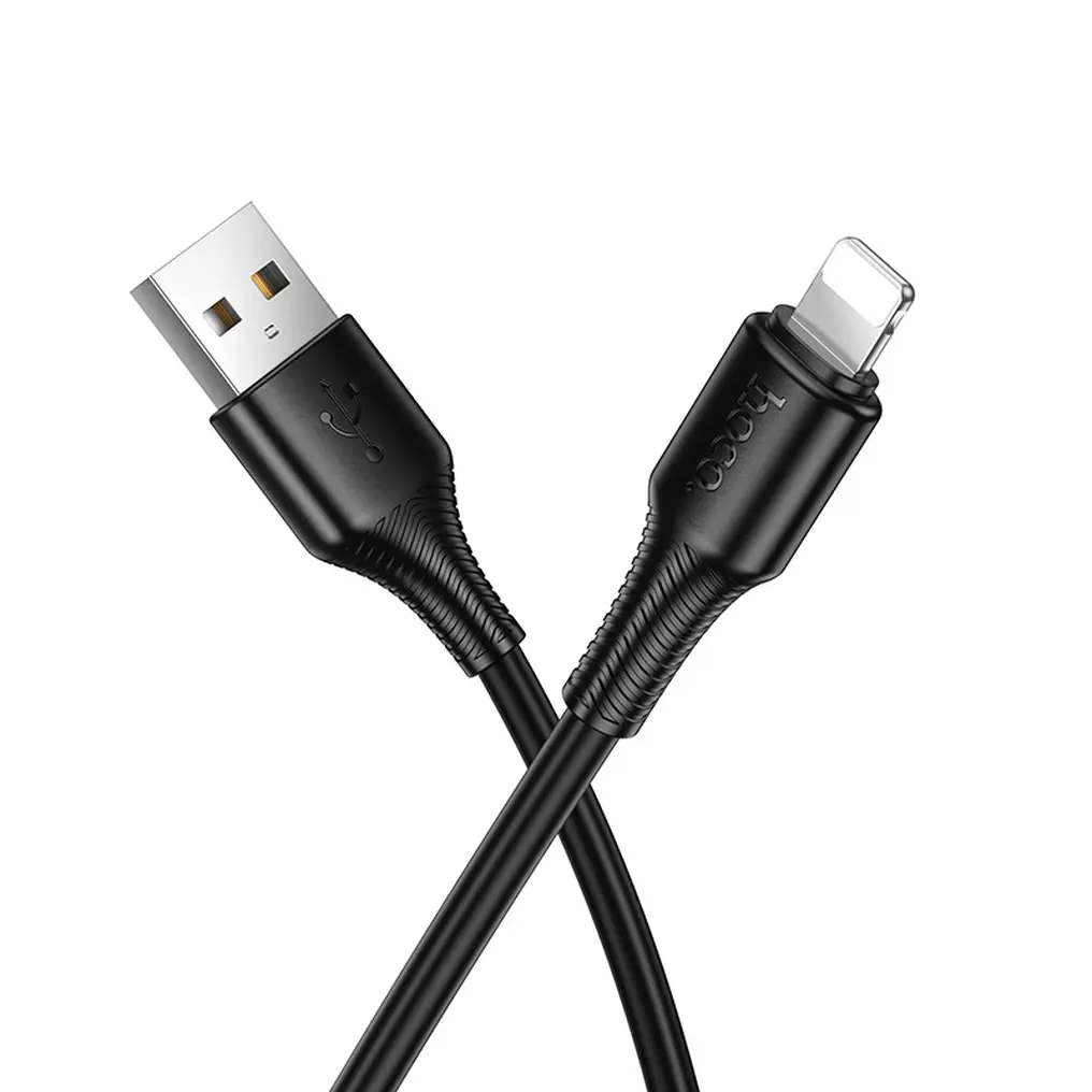 Câble de données et de charge USB-A - Lightning HOCO X120, 18W, 1m, Noir