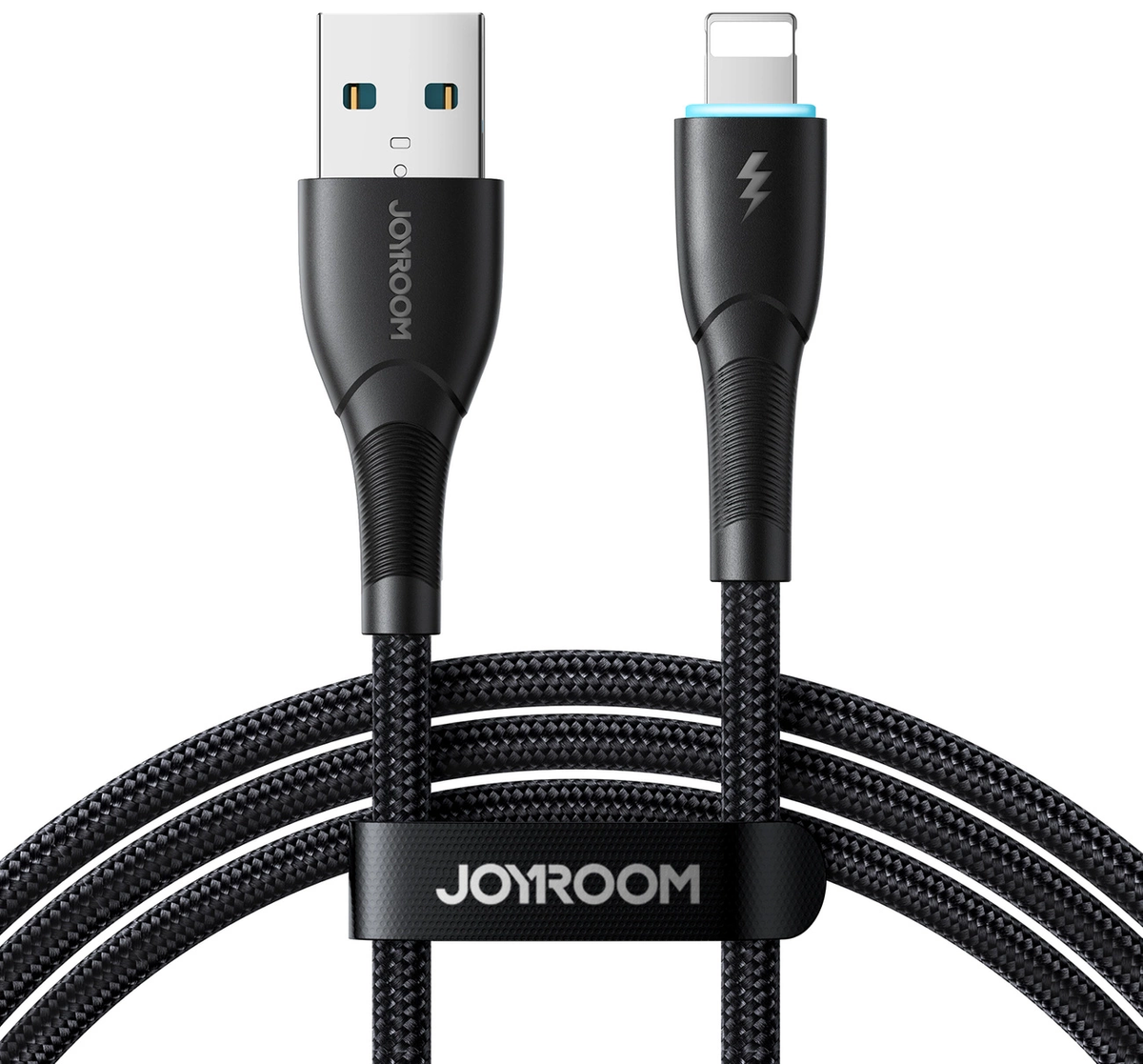 Câble de données et de charge USB-A - Lightning Joyroom SA32-AL3, 18 W, 1 m, noir
