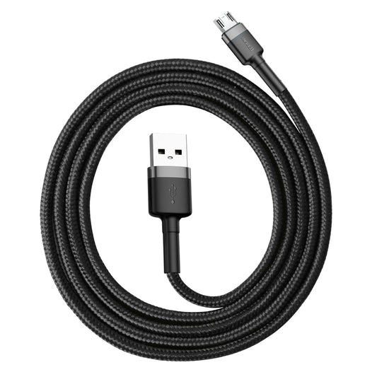 Daten- und Ladekabel USB-A - microUSB Baseus Cafule, 18W, 1m, Grau CAMKLF-BG1