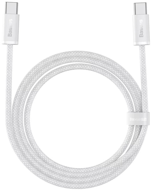 USB-C Daten- und Ladekabel - USB-C Baseus Dynamic Series, 100W, 1m, Weiß CALD000202