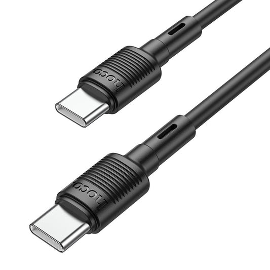USB-C Daten- und Ladekabel - USB-C HOCO X83 Victory USB-C, 60W, 1m, Schwarz