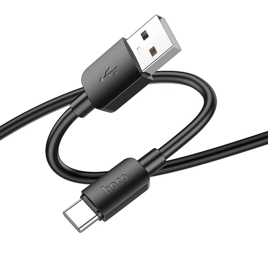 Câble de données et de charge USB-A - USB-C HOCO X96, 27W, 1m, Noir