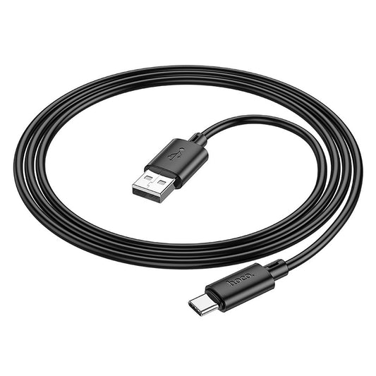 Daten- und Ladekabel USB-A - USB-C HOCO X88, 18W, 1m, Schwarz
