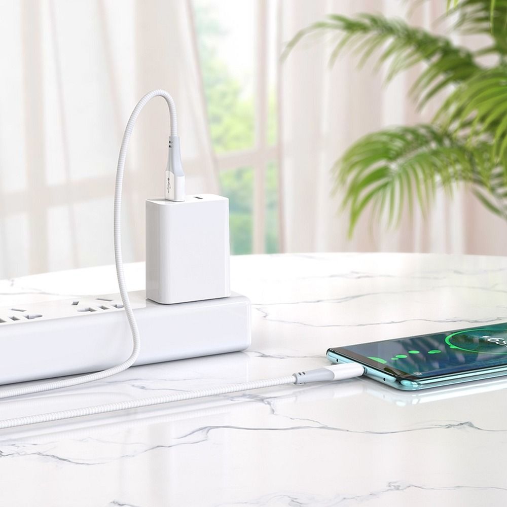 USB-A - USB-C Daten- und Ladekabel HOCO X70, 18W, 1m, Weiß