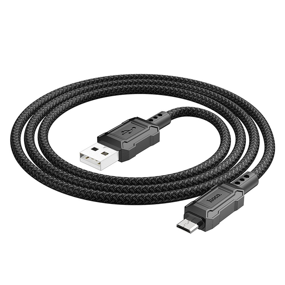 Câble de Données et de Charge USB-A - microUSB HOCO Leader X94, 18W, 1m, Noir