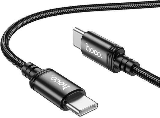 Câble de Données et de Charge USB-C - USB-C HOCO X89, 60W, 2m, Noir