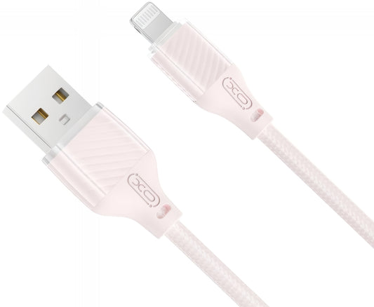Câble de Données et de Charge USB-A - Lightning XO Design NB291, 18W, 1m, Rose