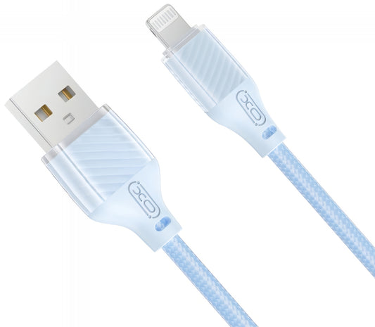Câble de Données et de Charge USB-A - Lightning XO Design NB291, 18W, 1m, Bleu
