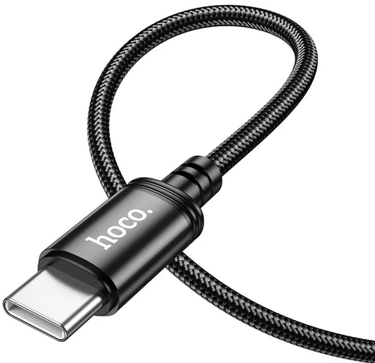 Câble de Données et de Charge USB-C - USB-C HOCO X91, 60W, 3m, Noir