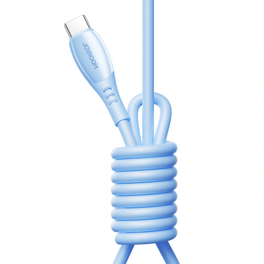 Câble de Données et de Charge USB-C - Lightning Joyroom S-A59 Vibrant, 30W, 1.2m, Bleu