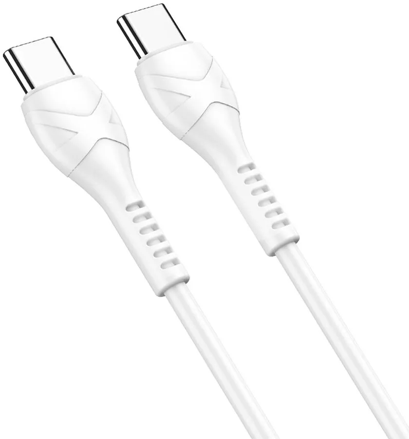 Câble de Données et de Charge USB-C - USB-C HOCO X37, 60W, 1m, Blanc