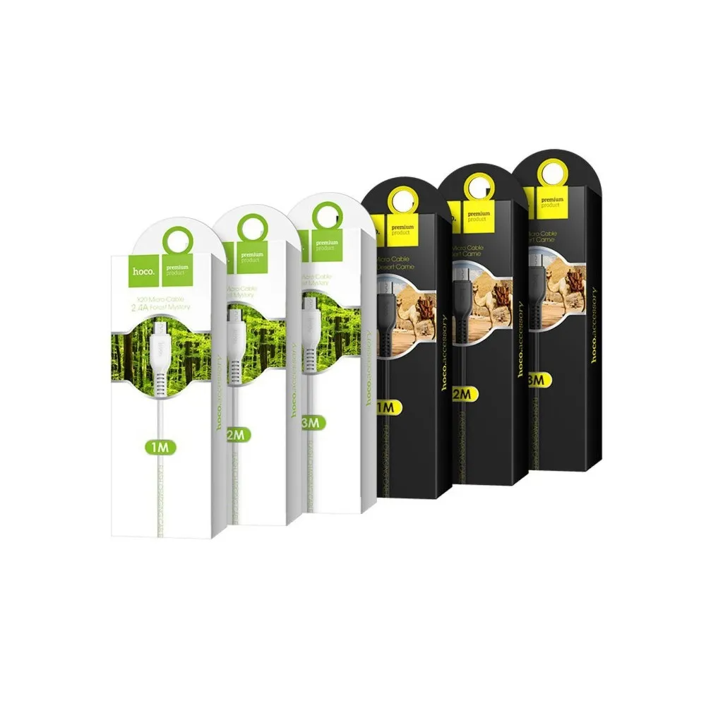 Câble de données et de charge USB-A - USB-C HOCO Flash X20, 18W, 1m, Noir