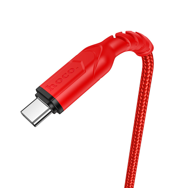 Daten- und Ladekabel USB-A - USB-C HOCO X59 Victory, 18W, 1m, Rot