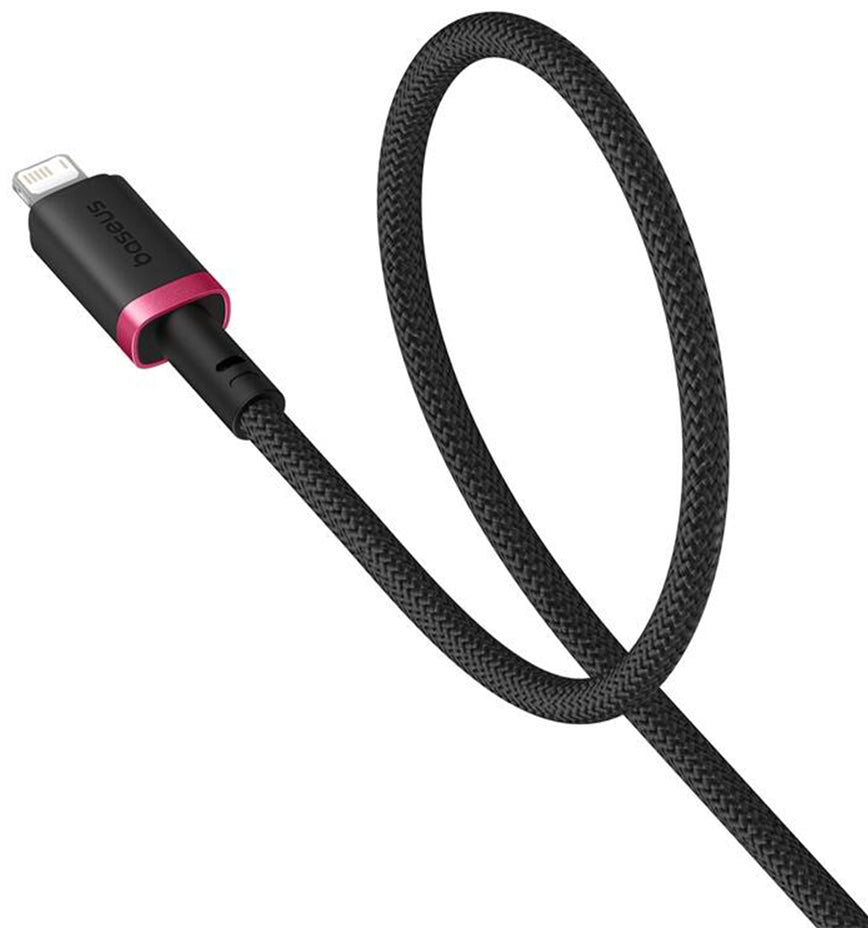 USB-A to Lightning Data and Charging Cable Baseus Dura Series, 18W, 1m, Red P10377801U01-01