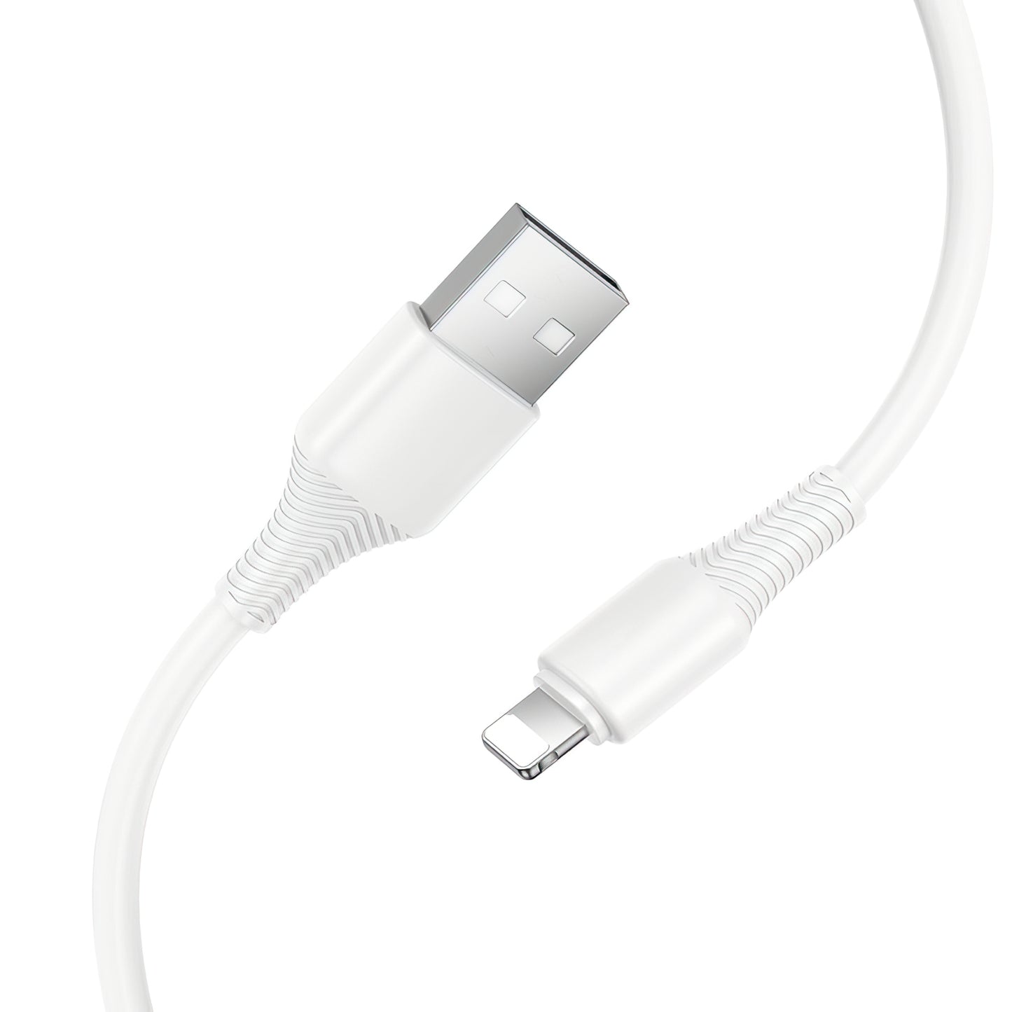 Câble de Données et de Charge USB-A - Lightning HOCO X120, 18W, 1m, Blanc
