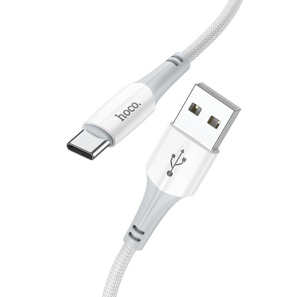 USB-A - USB-C Daten- und Ladekabel HOCO X70, 18W, 1m, Weiß