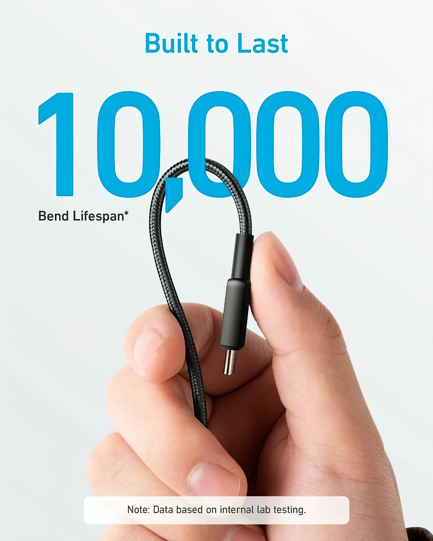 USB-C Daten- und Ladekabel - USB-C Anker 322, 60W, 1,8m, Schwarz A81F6G11